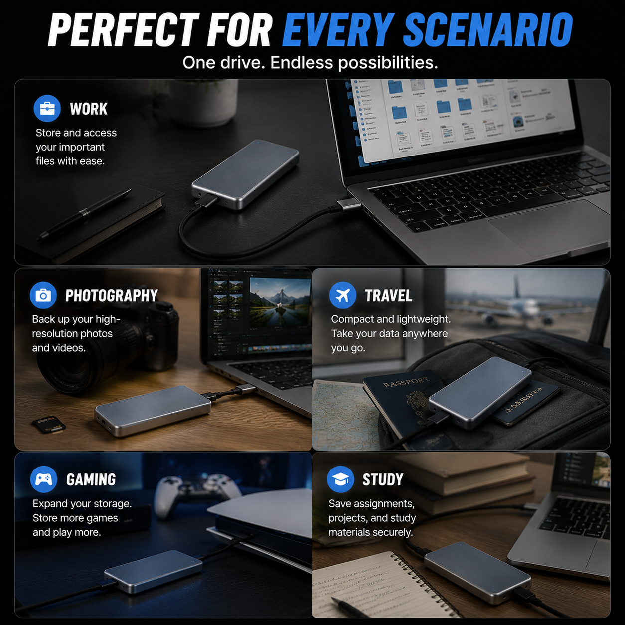 🔥🔥🔥🔥 LAST DAY 50% OFF-Portable External SSD – Protect Your Photos, Videos & Important Files