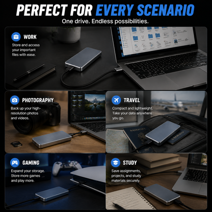 🔥🔥🔥🔥 LAST DAY 50% OFF-Portable External SSD – Protect Your Photos, Videos & Important Files