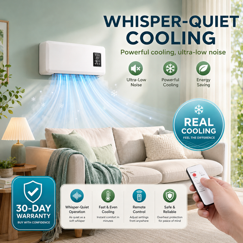The First Ductless Portable AC Powered by Real Refrigerator Technology.