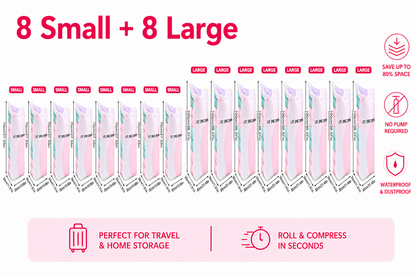 🛩️Last day promotion/ 📦 Large-Capacity Vacuum Bags – No Pump Needed! 💨✨