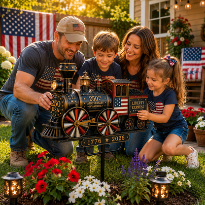 🔥Limited time 50% OFF🔥🚂USA 250 “Liberty Express” Train Garden Wind Spinner