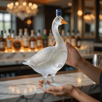 🦢 The 30th Anniversary  Goose 3D Sculpted Vodka Bottle