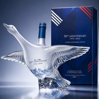 🦢 The 30th Anniversary  Goose 3D Sculpted Vodka Bottle