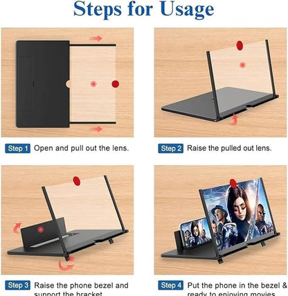 🥳2026 HOT SALE🥳💞50K+ SOLD!💥👓❤️ Ease Eye Strain, Make Screen “Bigger” | HD Phone Magnifier for Easier Viewing🎬✨