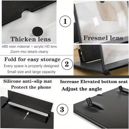 🥳2026 HOT SALE🥳💞50K+ SOLD!💥👓❤️ Ease Eye Strain, Make Screen “Bigger” | HD Phone Magnifier for Easier Viewing🎬✨