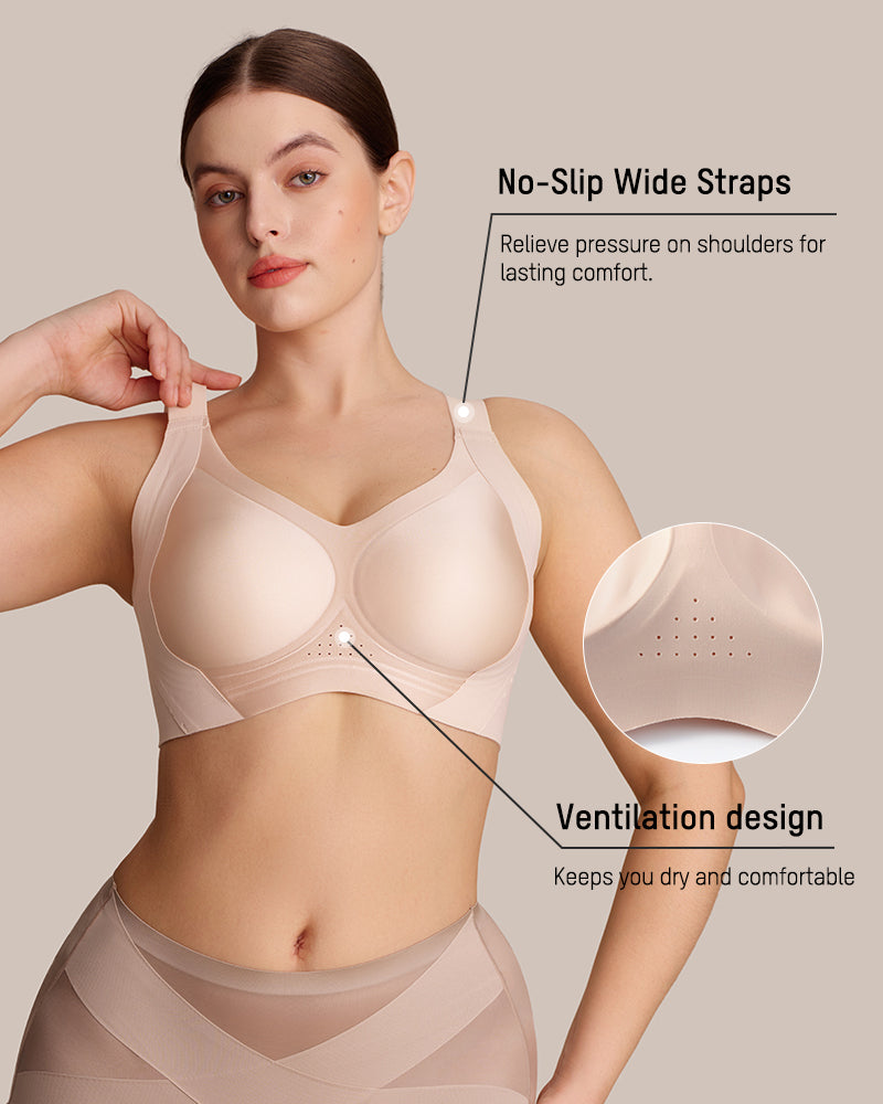 Invisible Wide-Band Wireless Support Bra