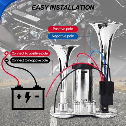 ⏰Last Day 60% OFF--600DB Dual-Tone Metal Car Horn⚡⚡
