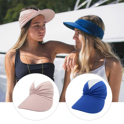 2026 Newest Sun Visor Hat for Women🔥Wide Brim Summer Sun Hats UPF 50+ UV Protection Beach Hats Foldable Golf Visor for Women