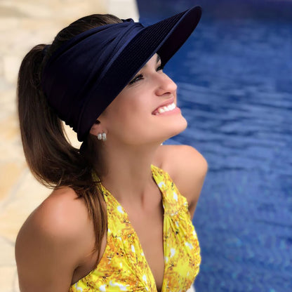 2026 Newest Sun Visor Hat for Women🔥Wide Brim Summer Sun Hats UPF 50+ UV Protection Beach Hats Foldable Golf Visor for Women