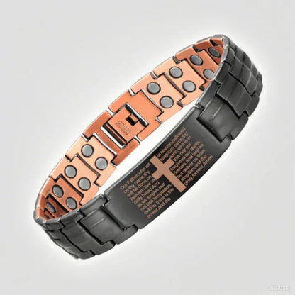 🔥🔥2026 Newest 99.99% Copper magnetic bracelet--Relieve fatigue and promote blood circulation