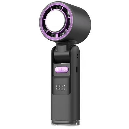 🌀Summer Hot Sale- Multifunction Portable Handheld Turbo Ice-Cooling Fan | AC-Like Gel Pad Tech❄️