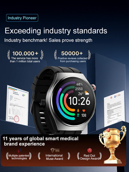【49% Off】❤️ Flagship Smartwatch for Health Protection, 24/7 Health Data Center🥰
