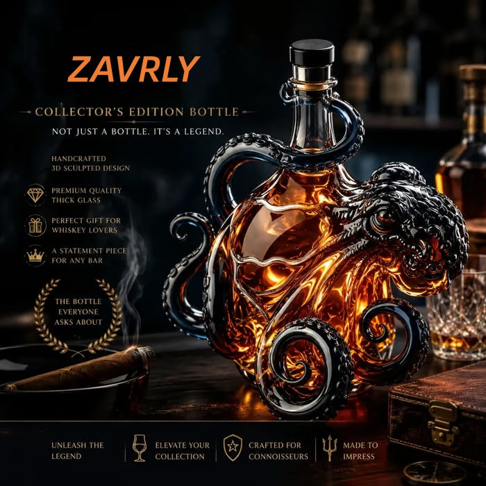 🎁 LAST DAY 49% OFF –  3D Octopus Bottle 🐙🥃