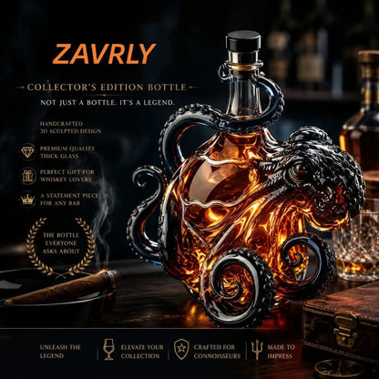 🎁 LAST DAY 49% OFF –  3D Octopus Bottle 🐙🥃