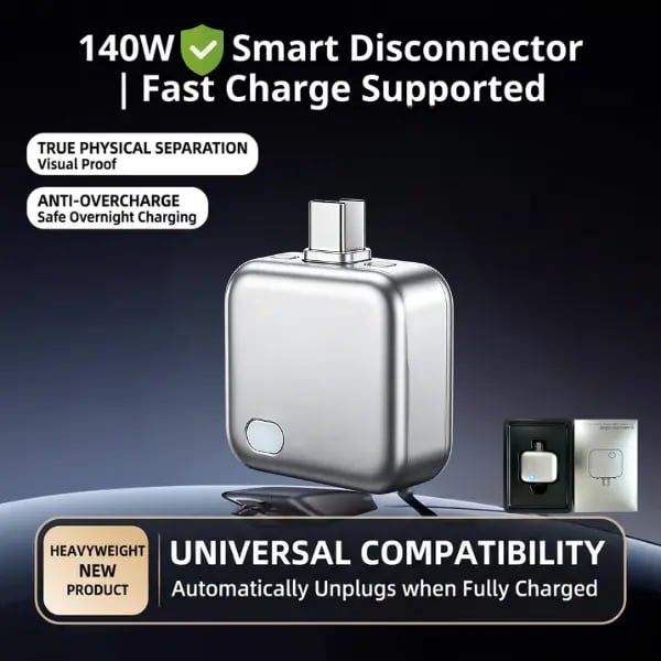 140W Smart Auto-Stop Charging Adapter