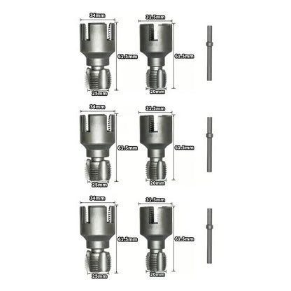 1/2'' and 3/4'' Water pipe internal and external integrated threader