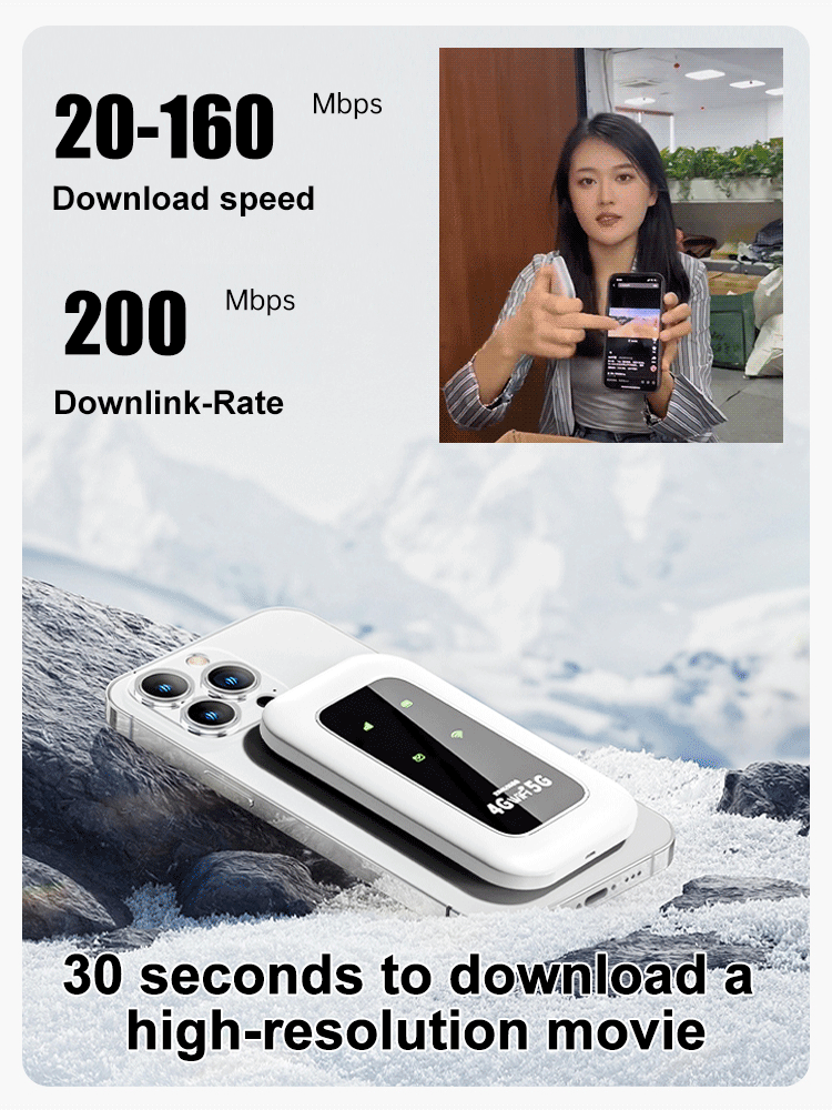 🌎Ends Today: 69% OFF!🔥Hot Sale🔥[Power on and use, free for life] All-network portable wifi