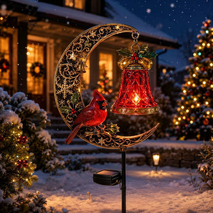 🔥50% OFF– Solar garden light “Christmas Moon”“ 🎄✨