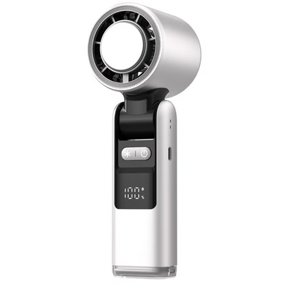 🌀Summer Hot Sale- Multifunction Portable Handheld Turbo Ice-Cooling Fan | AC-Like Gel Pad Tech❄️