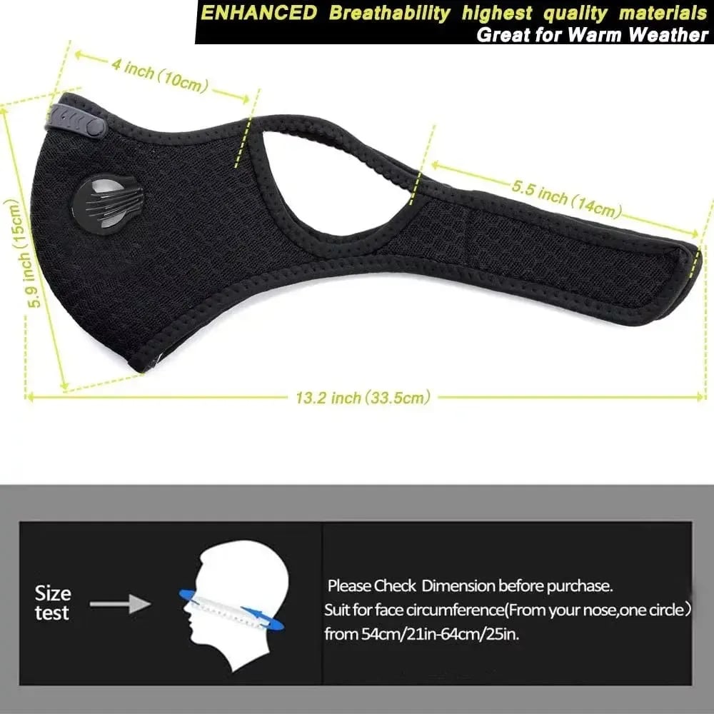 🔥LAST DAY 50% OFF - Reusable Carbon Filter Dust Mask – Built for Active Lifestyles