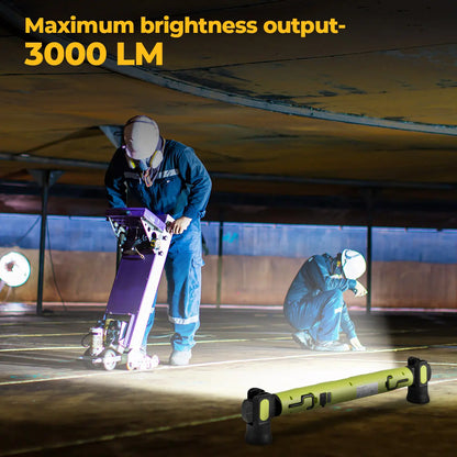 🛠️ 3000LM Cordless Under Hood Work Light Bar for Car Repair & Garage Use