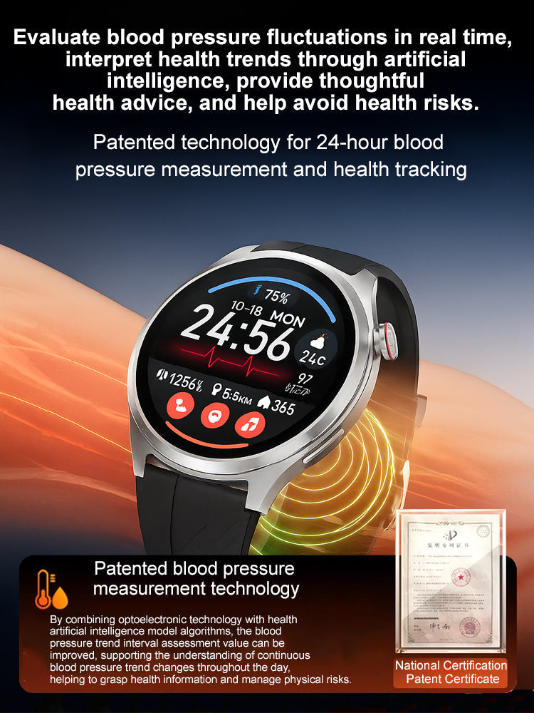 【49% Off】❤️ Flagship Smartwatch for Health Protection, 24/7 Health Data Center🥰