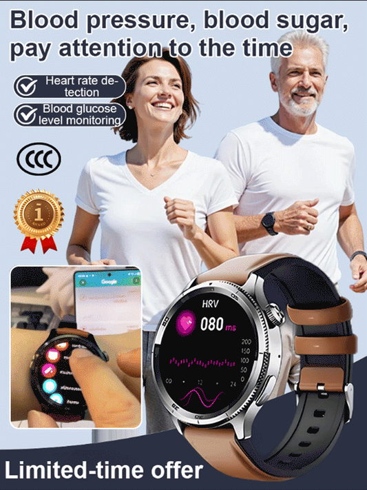 【49% Off】❤️ Flagship Smartwatch for Health Protection, 24/7 Health Data Center🥰