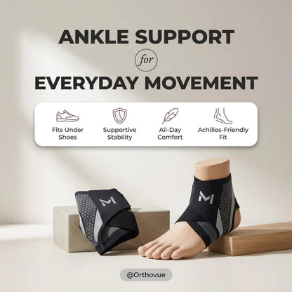 🔥50% OFF THIS WEEK PROMOTIONS🔥No-Slip Ankle Support That Works All Day—Without the Bulk