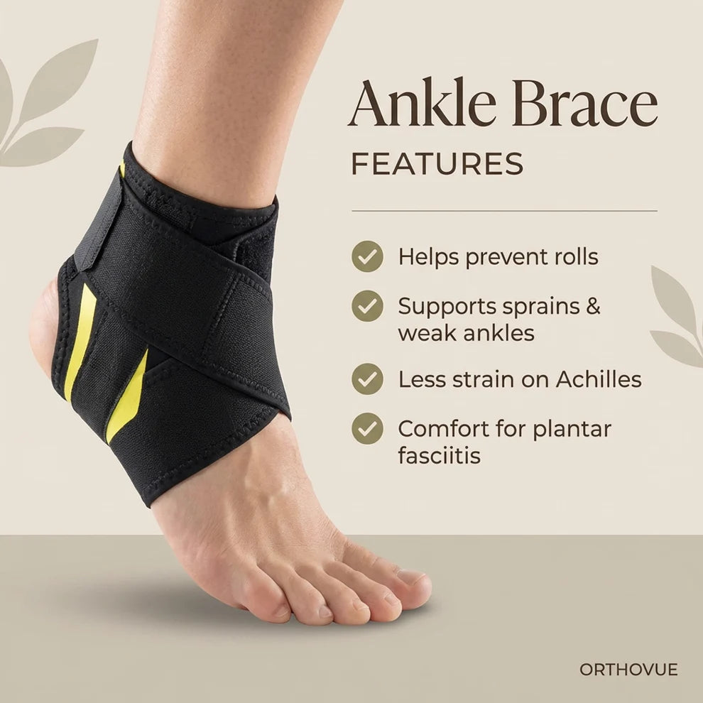 🔥50% OFF THIS WEEK PROMOTIONS🔥No-Slip Ankle Support That Works All Day—Without the Bulk