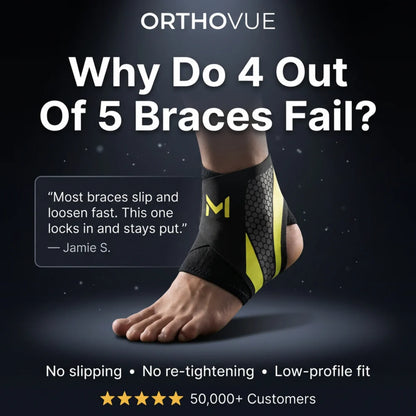 🔥50% OFF THIS WEEK PROMOTIONS🔥No-Slip Ankle Support That Works All Day—Without the Bulk