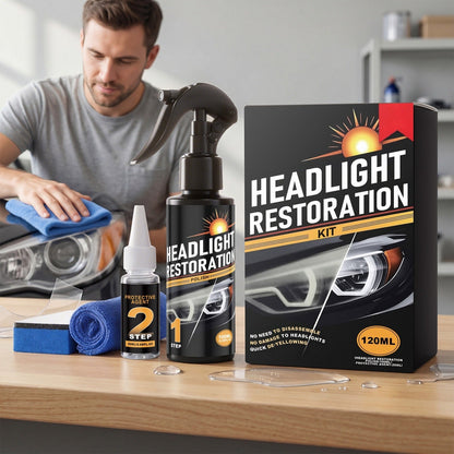 🔥Last Day 49% OFF - Car Headlight Restoration Kit