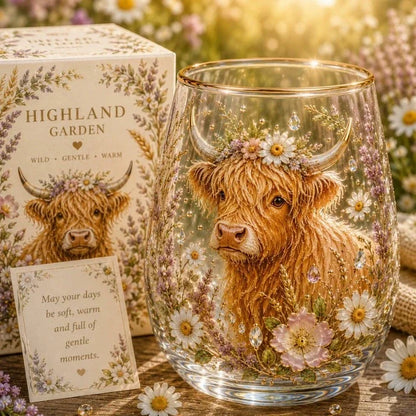 🌸🌿 Limited Edition 2026 Garden Morning Bliss Glass Tea Cup☀️☕