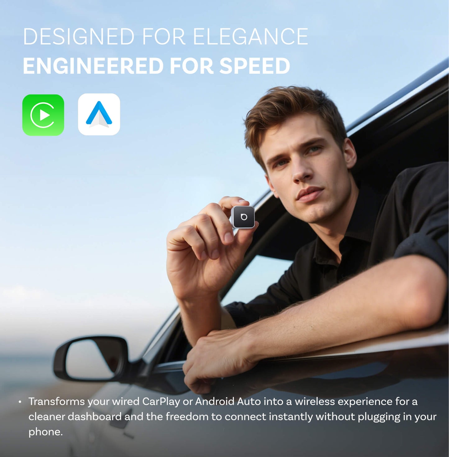 Mini Cube 3.0 Wireless CarPlay/Android Auto Adapter