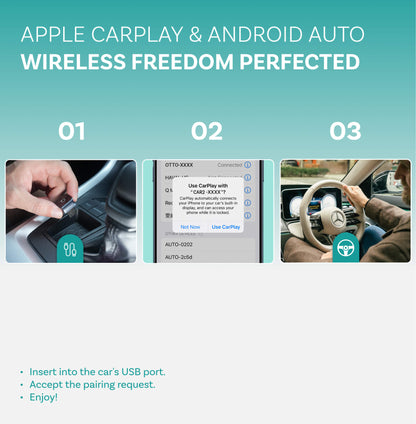 Mini Cube 3.0 Wireless CarPlay/Android Auto Adapter