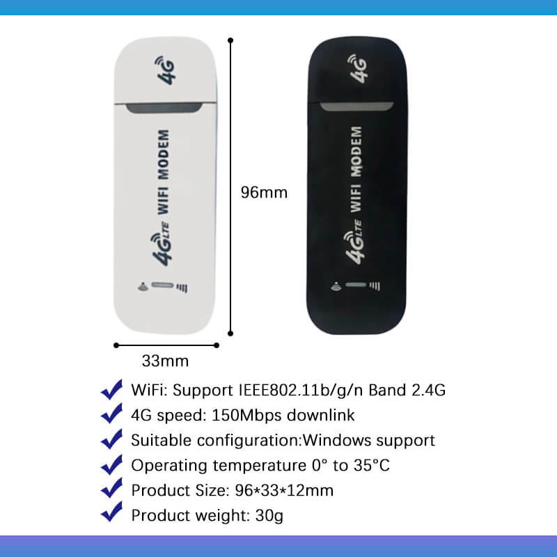🎉 LAST DAY SALE – 60% OFF! 🔥 4G LTE USB WiFi Router – 150Mbps, 10-User Hotspot, Global SIM Unlocked & Plug-and-Play ⚡