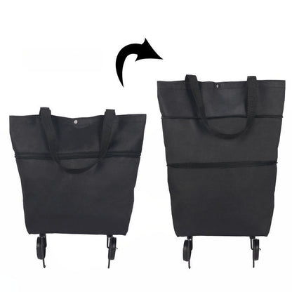🏆75K+ Sold 🔥2-in-1 Foldable Shopping Cart
