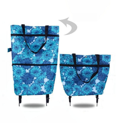 🏆75K+ Sold 🔥2-in-1 Foldable Shopping Cart