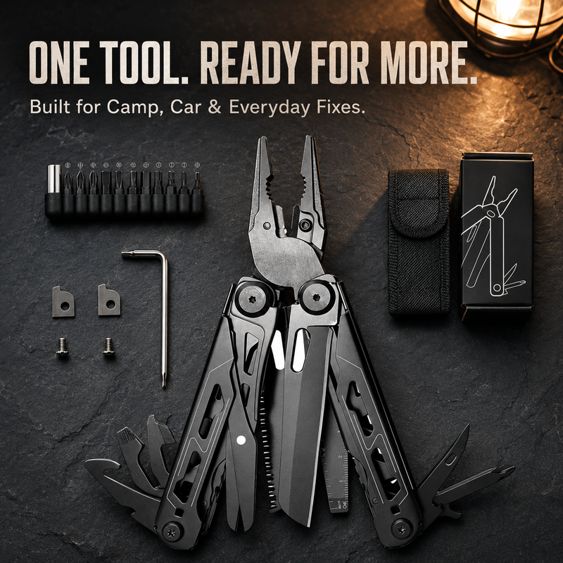 Portable Multi-Tool Pliers | Compact Folding Utility Tool