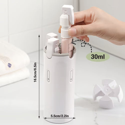 🔥50% OFF THIS WEEK PROMOTIONS🔥4-in-1 Leakproof Rotatable Travel Dispenser Set